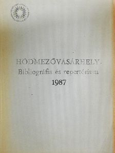 Hódmezővásárhely 1987 [antikvár]