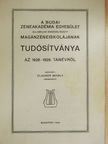 Clauser Mihály - A Budai Zeneakadémia Egyesület államilag engedélyezett magánzeneiskolájának tudósítványa az 1928-1929. tanévről [antikvár]
