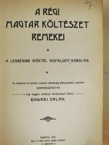 Anvos Pál - A régi magyar költészet remekei [antikvár]