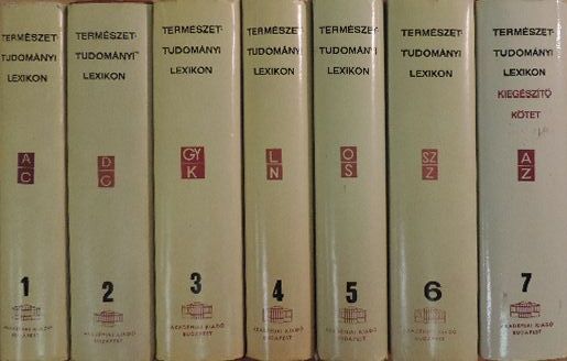 Ádám András - Természettudományi lexikon 1-7. [antikvár]