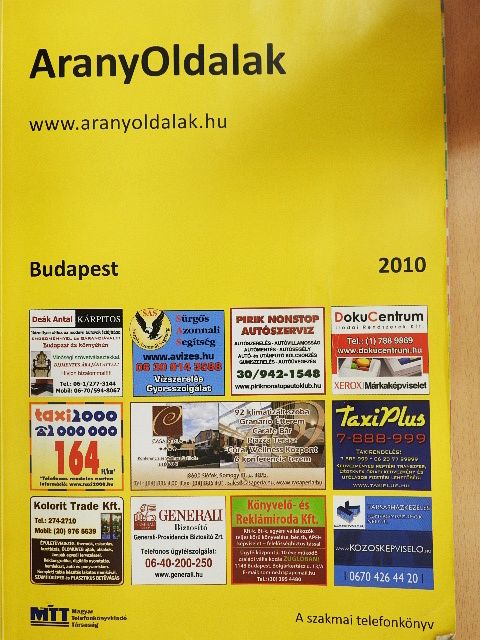 Arany Oldalak - Budapest 2010 [antikvár]