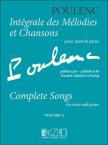 POULENC - COMPLETE SONGS VOLUME 2