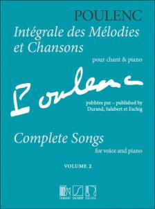 POULENC - COMPLETE SONGS VOLUME 2