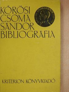 Zágoni Jenő - Kőrösi Csoma Sándor bibliográfia [antikvár]