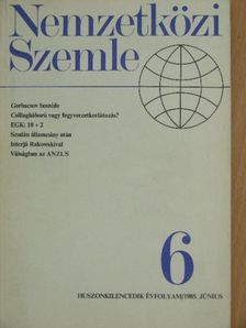 André Helmer - Nemzetközi Szemle 1985. június [antikvár]