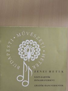 Budapesti Zenei Hetek 1971. [antikvár]