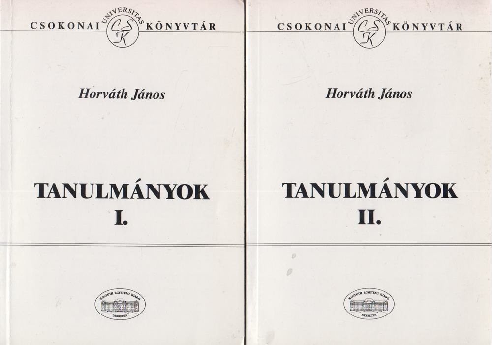 Horváth János - Tanulmányok I-II. [antikvár]