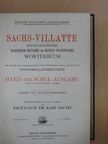 Dr. Césaire Villate - Sachs-Villatte Enzyklopädisches Französisch-Deutsches und Deutsch-Französisches Wörterbuch II. [antikvár]