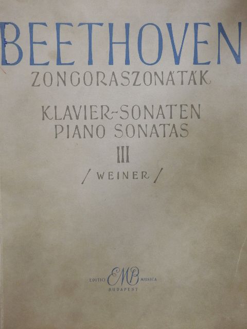 Beethoven - Zongoraszonáták III. [antikvár]