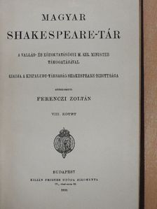 Beöthy Zsolt - Magyar Shakespeare-tár VIII. [antikvár]