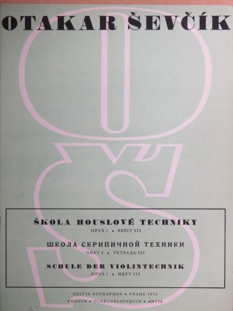 Otakar Sevcík - Skola Houslové Techniky [antikvár]