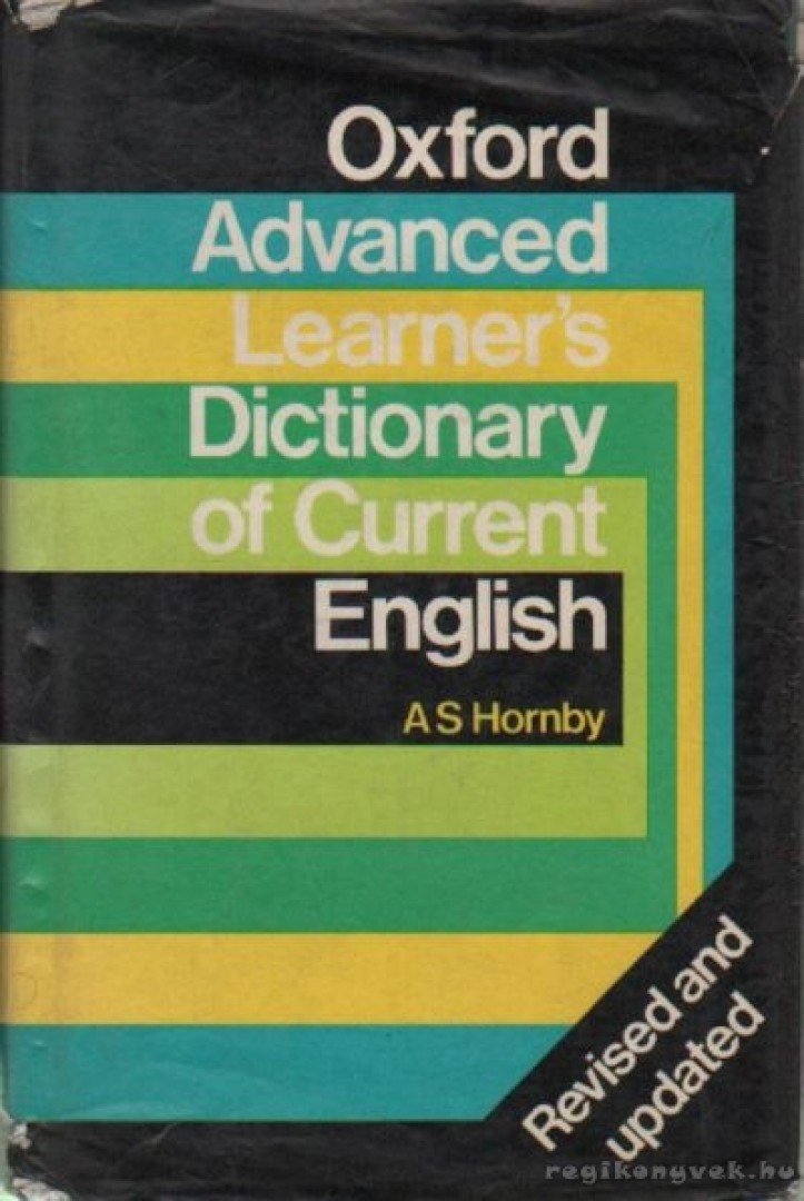 HORNBY, A S - Oxford Advanced Learner's Dictionary of Current English [antikvár]