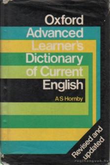 HORNBY, A S - Oxford Advanced Learner's Dictionary of Current English [antikvár]