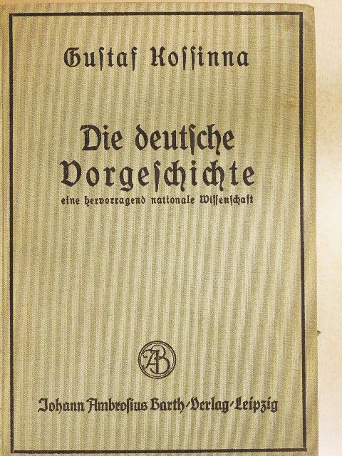 Gustaf Kossinna - Die deutsche Vorgeschichte (gótbetűs) [antikvár]