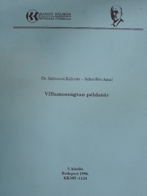 Dr. Selmeczi Kálmán - Villamosságtan példatár [antikvár]
