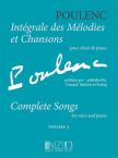 POULENC - COMPLETE SONGS VOLUME 3