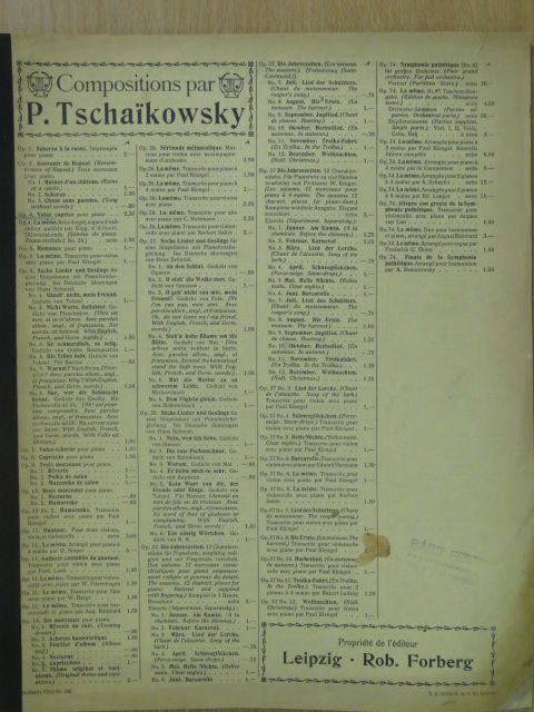 P. Tschaikowsky - Valse-Caprice [antikvár]