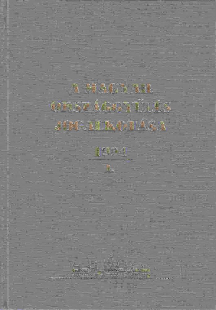 Szabad György - A Magyar országgyűlés jogalkotása 1994/1. [antikvár]