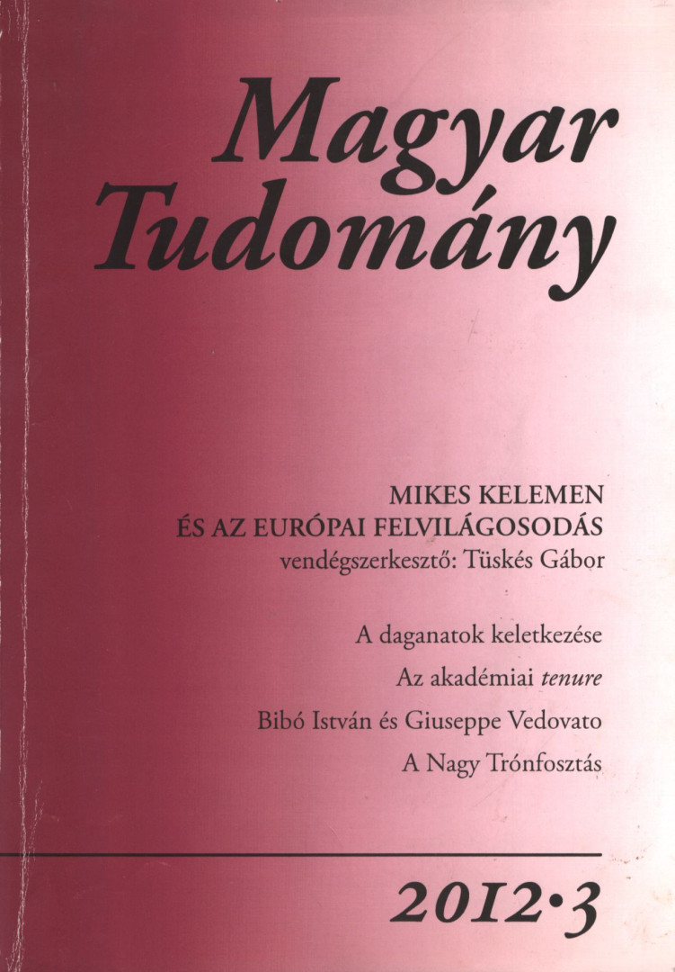 CSÁNYI VILMOS - Magyar tudomány 2012/3. [antikvár]