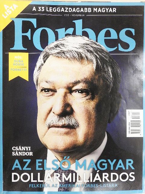 Balla Zsolt - Forbes 2015. november [antikvár]