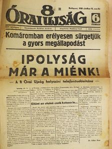Dr. Gábor Áron - 8 Órai Ujság 1938. október 12. [antikvár]