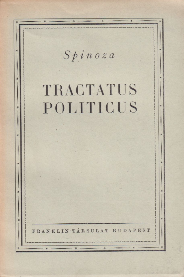 SPINOZA - Tractatus politicus [antikvár]