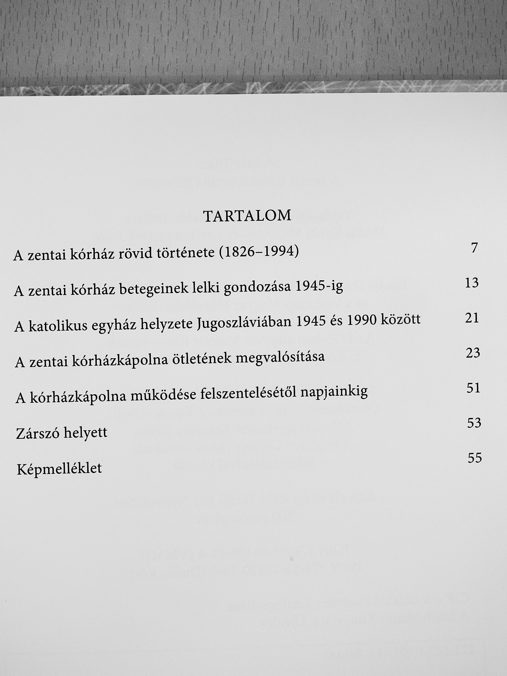 Molnár Tibor - A zentai kórházkápolna története [antikvár]
