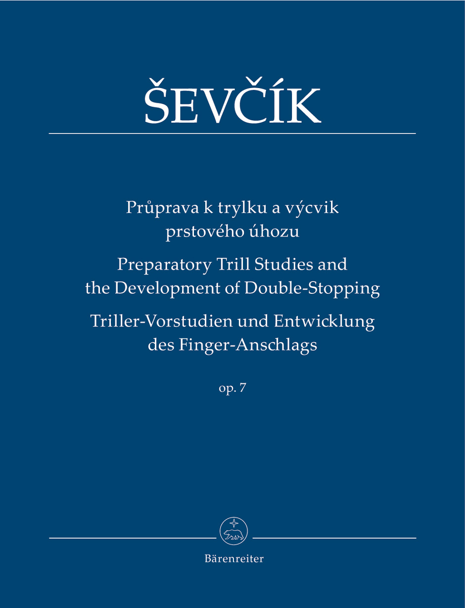 SEVCIK - TRILLER-VORSTUDIEN UND ENTWICKLUNG DES FINGER-ANSCHLAGS OP.7