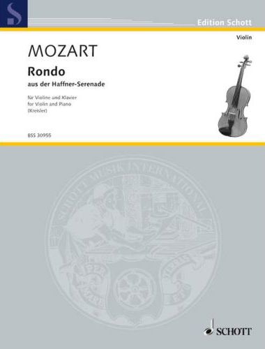 MOZART, W,A, - RONDO AUS DER HAFFNER-SERENADE FÜR VIOLINE UND KLAVIER (KREISLER)