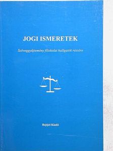 Dr. Dános Valér - Jogi ismeretek [antikvár]