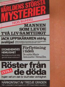Nigel Blundell - Världens största mysterier [antikvár]