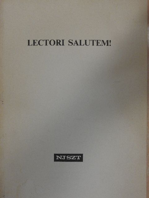 Dr. Fáy Gyula - Lectori salutem! [antikvár]