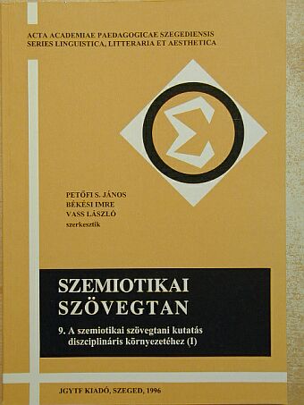B. Porkoláb Judit - Szemiotikai szövegtan IX. [antikvár]