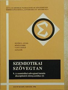 B. Porkoláb Judit - Szemiotikai szövegtan IX. [antikvár]