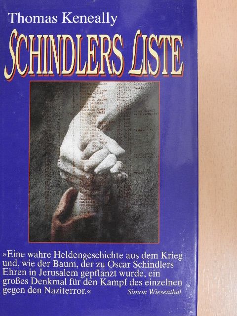 Thomas Keneally - Schindlers Liste [antikvár]