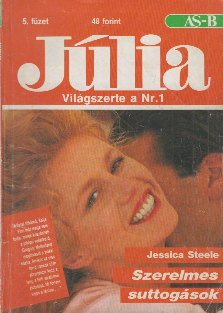 Jessica Steele - Szerelmes suttogások [antikvár]