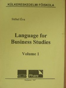 Stébel Éva - Language for Business Studies 1. [antikvár]