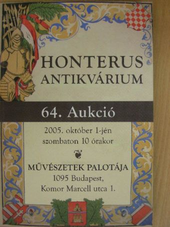 Honterus Antikvárium 64. Aukció [antikvár]