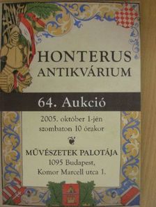 Honterus Antikvárium 64. Aukció [antikvár]