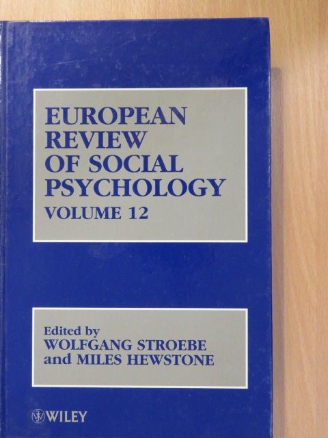 Mark Conner - European Review of Social Psychology 12. [antikvár]
