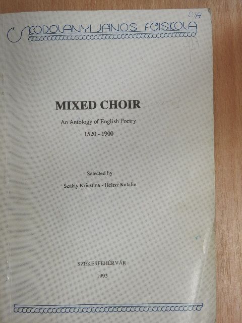 John Donne - Mixed choir [antikvár]