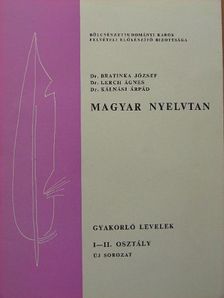 Dr. Bratinka József - Gyakorló levelek magyar nyelvtanból I-II. [antikvár]