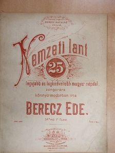 Berecz Ede - Nemzeti lant 34ik mű Iik füzet [antikvár]