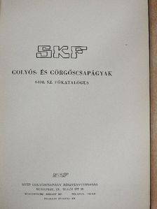 SKF Golyós- és görgőscsapágyak 6400. sz. főkatalógus [antikvár]
