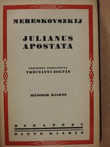 Mereskovszkij - Julianus apostata [antikvár]