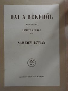 Sárközi István - Dal a békéről [antikvár]