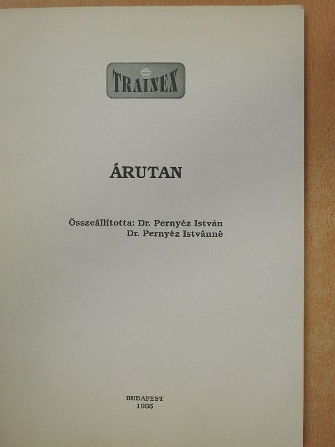 Árutan [antikvár]
