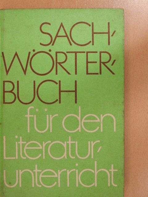 Dr. Bernhard Albert - Sachwörterbuch für den Literaturunterricht [antikvár]