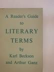 Arthur Ganz - A Reader's Guide to Literary Terms [antikvár]