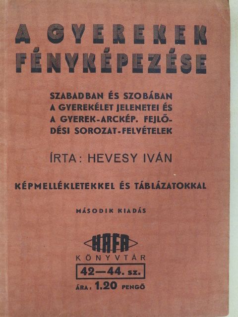 Hevesy Iván - A gyerekek fényképezése [antikvár]